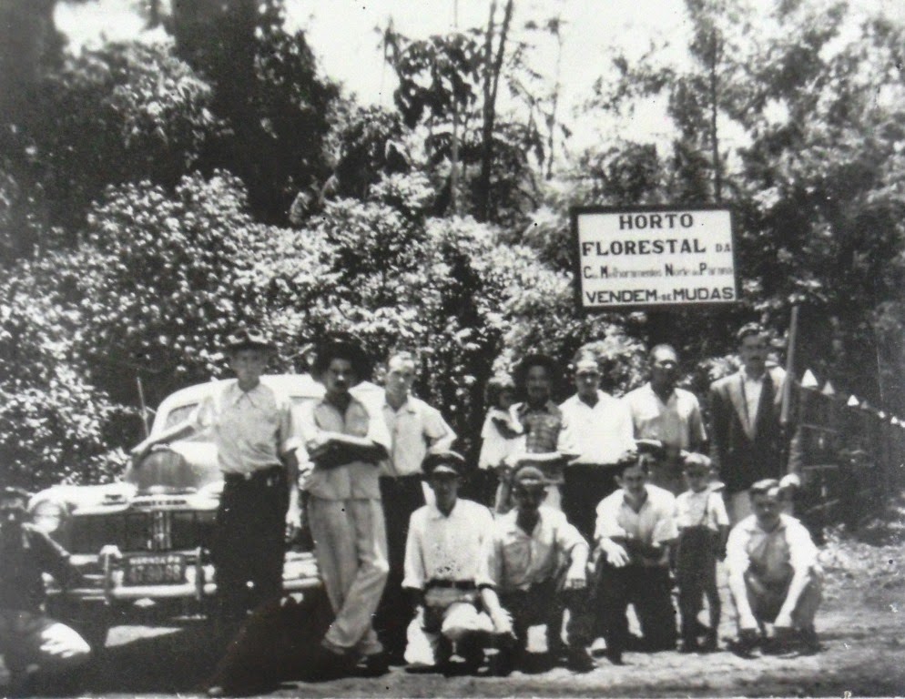 Equipe do Horto Florestal - 1953