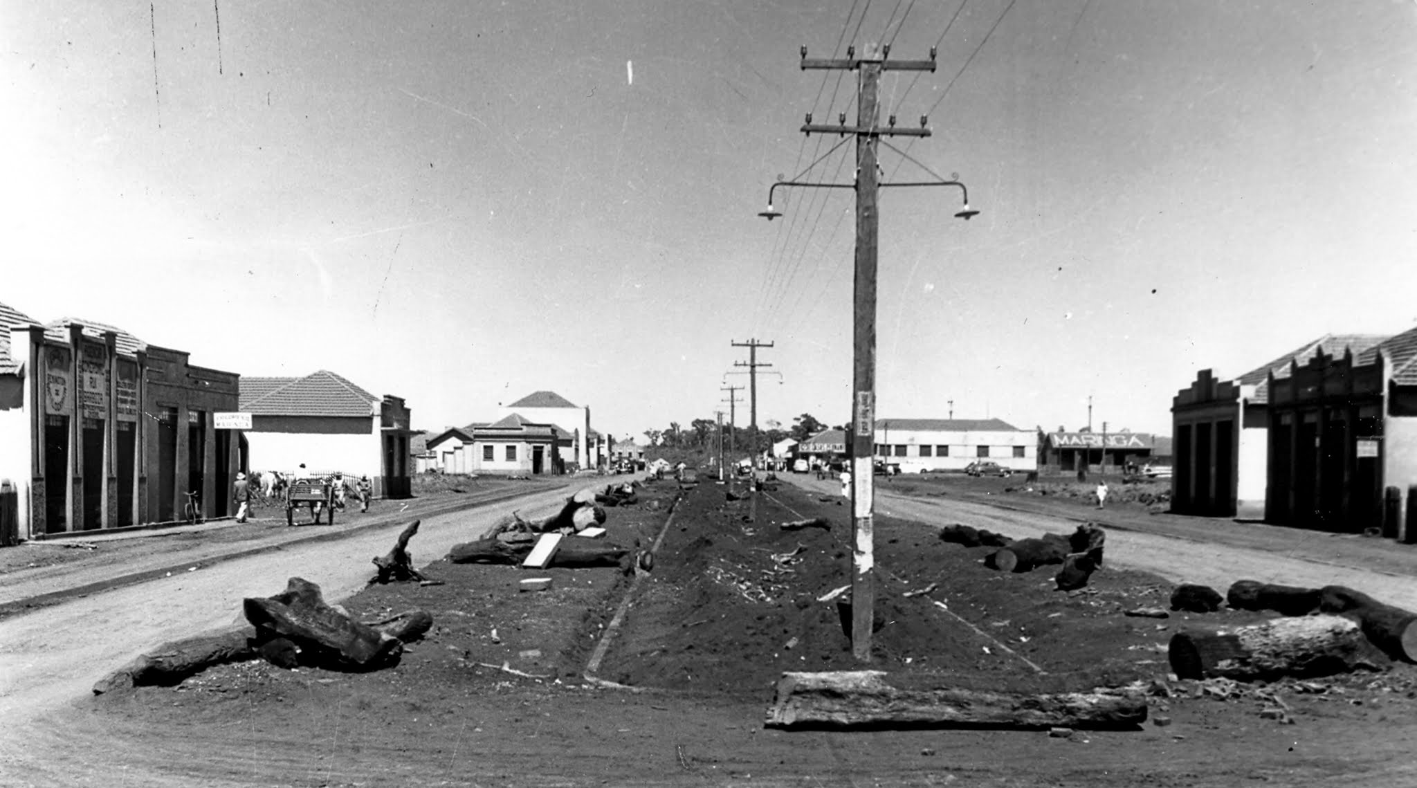 Avenida Brasil x avenida Herval - Anos 1950