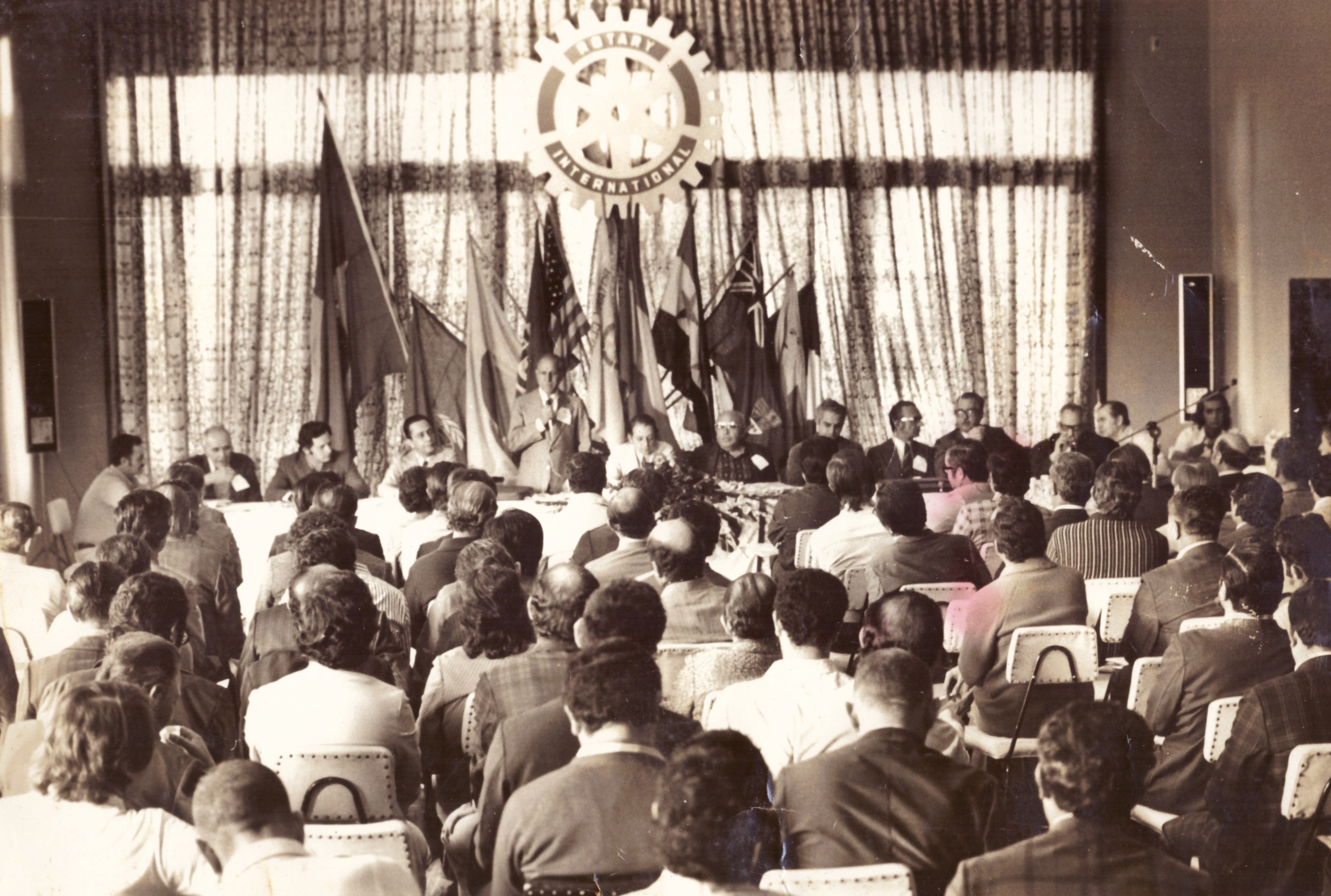Reunião do Rotary Club no Hotel Bandeirantes - Anos 1970