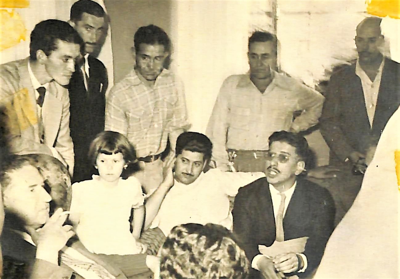 Adhemar na casa do Américo - 1956