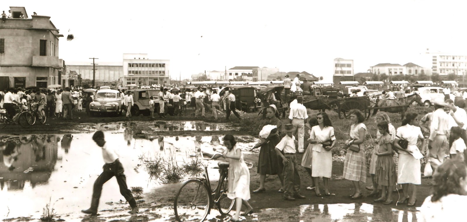 Rua Bandeirantes - Março de 1954