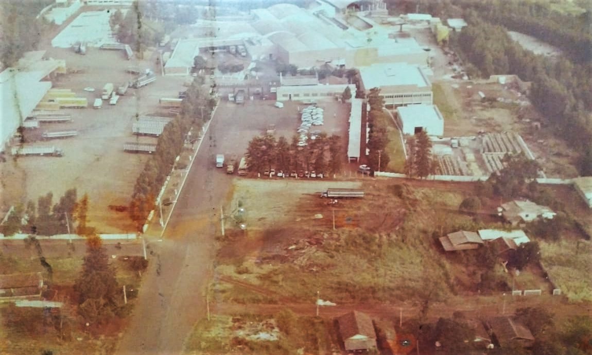 Vista aérea do Frigorífico Central - Anos 1990