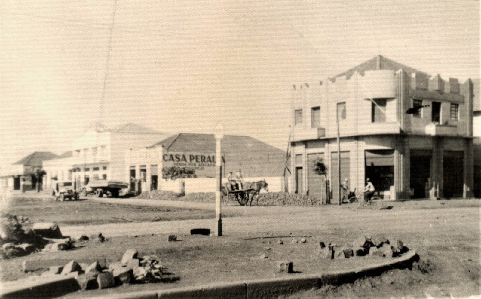 Avenida Brasil x rua General Câmara - Década de 1950