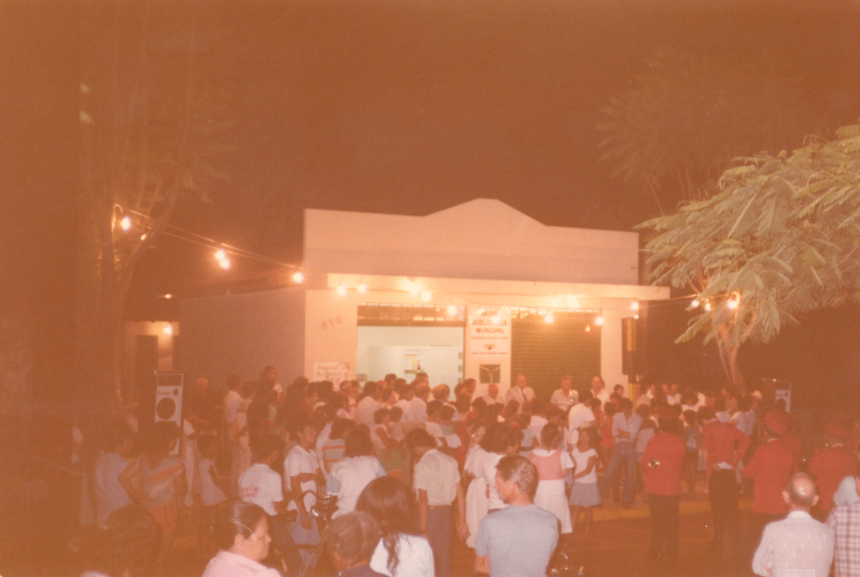 Inauguração da Minibiblioteca Municipal - 1984