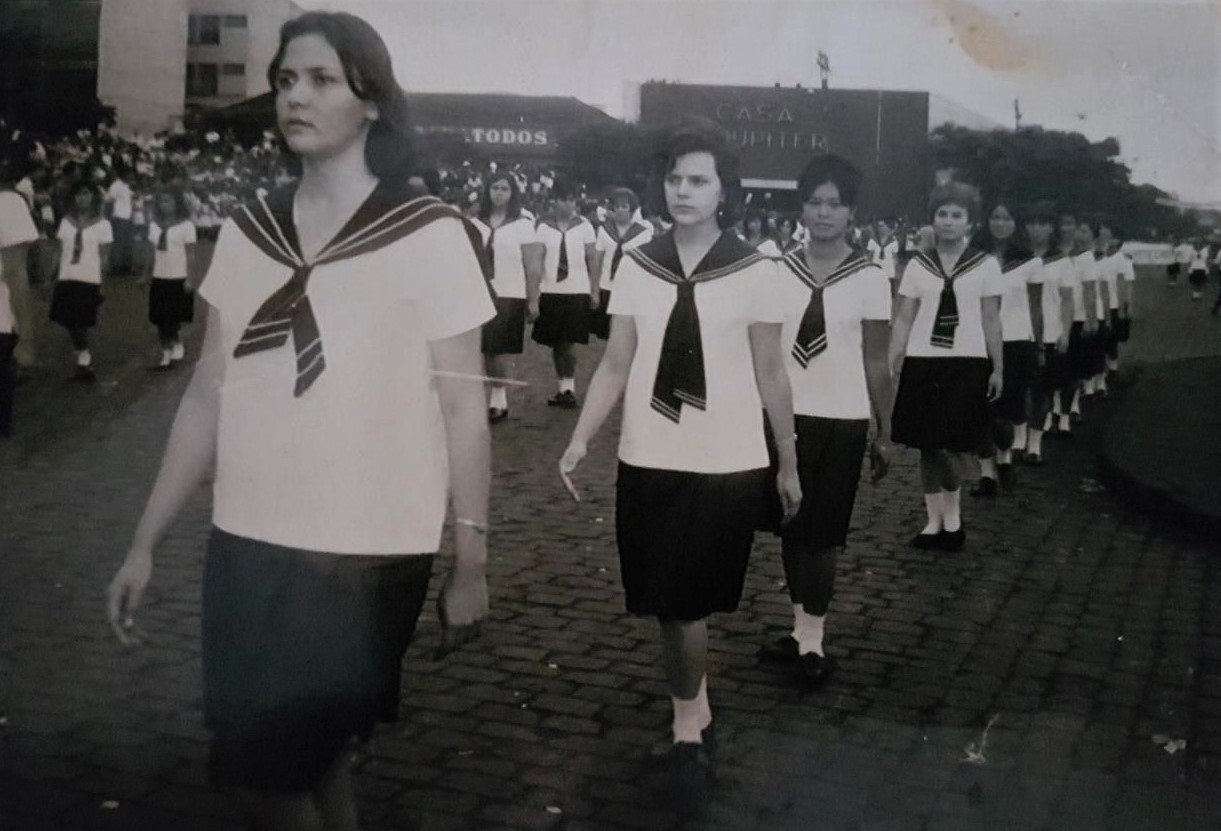 Desfile cívico - Década de 1960