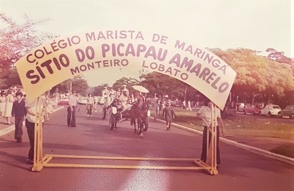 Sítio do Picapau Amarelo em desfile - 1977