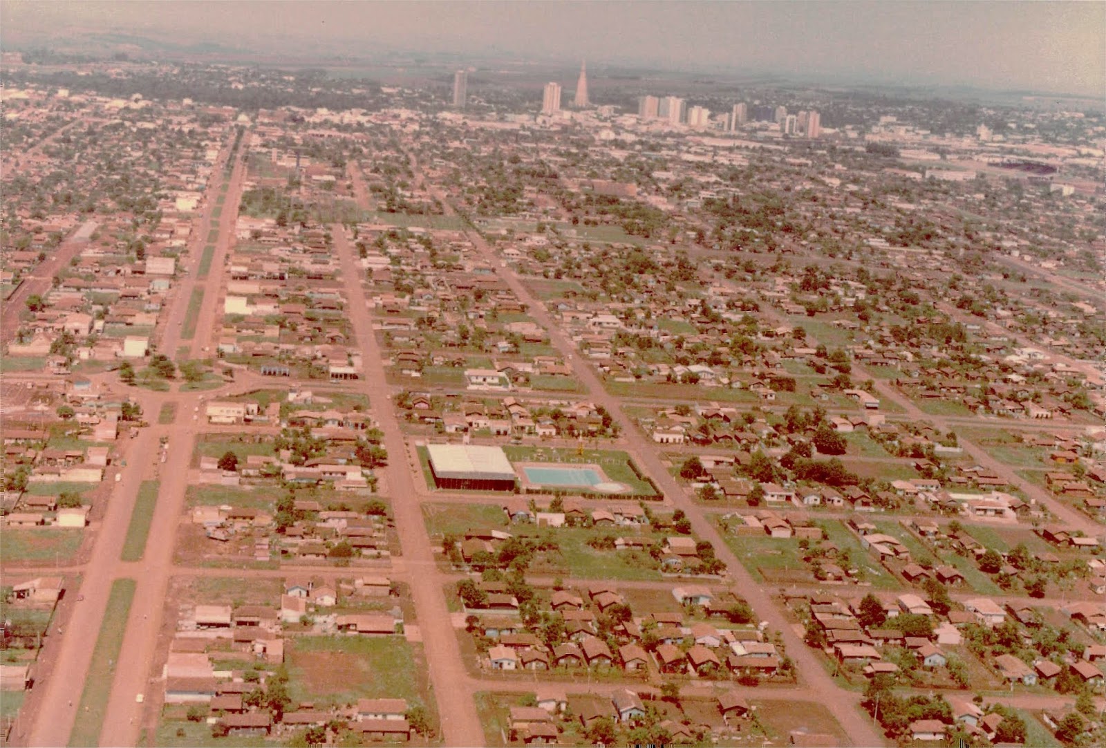 Vista aérea do Jardim Alvorada - 1979