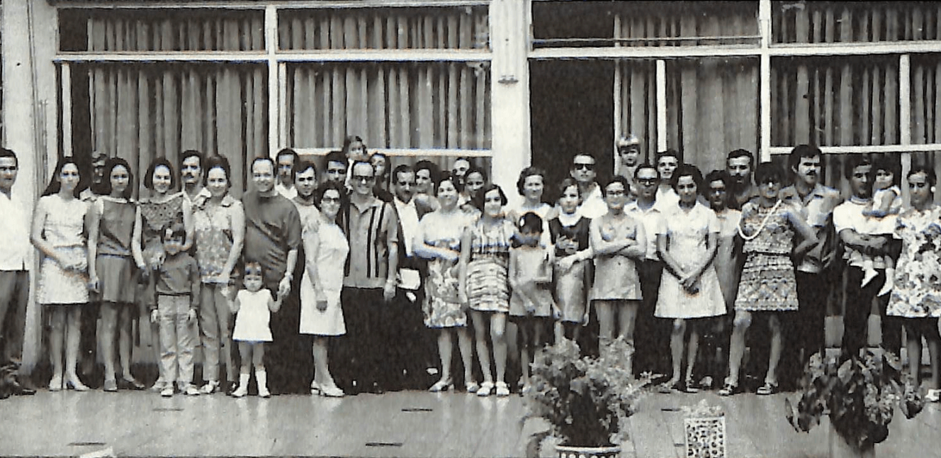 Sócios do CEPO na antiga sede social - 1975 