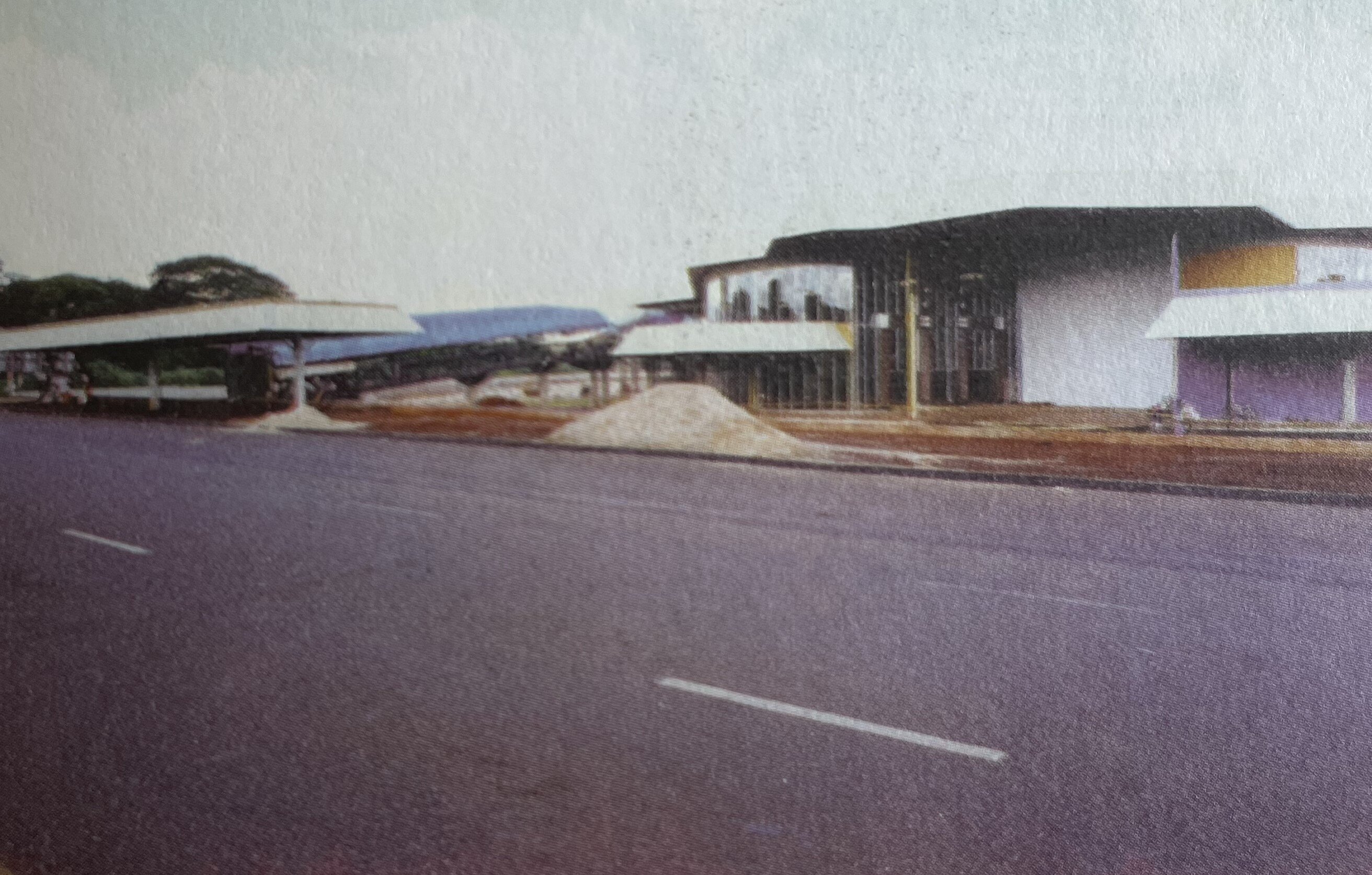 Rodoviária em obras - Década de 1990
