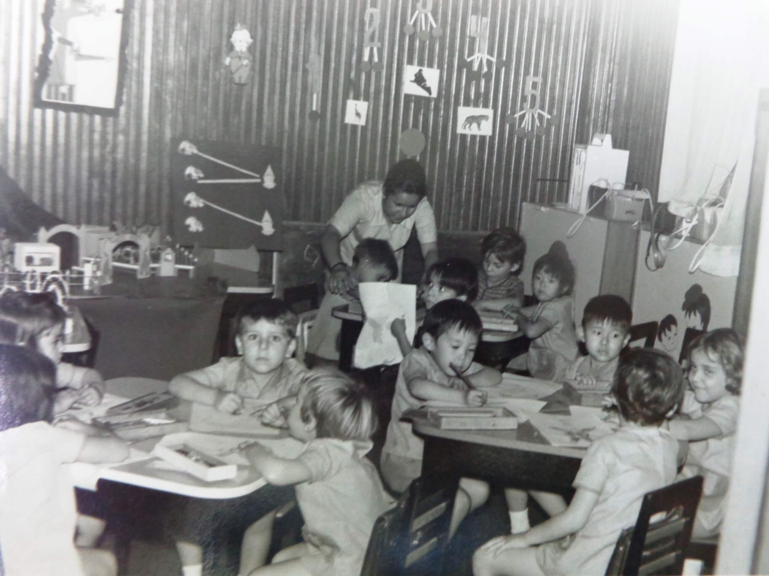 Interior do Colégio Santa Cruz - Década de 1960