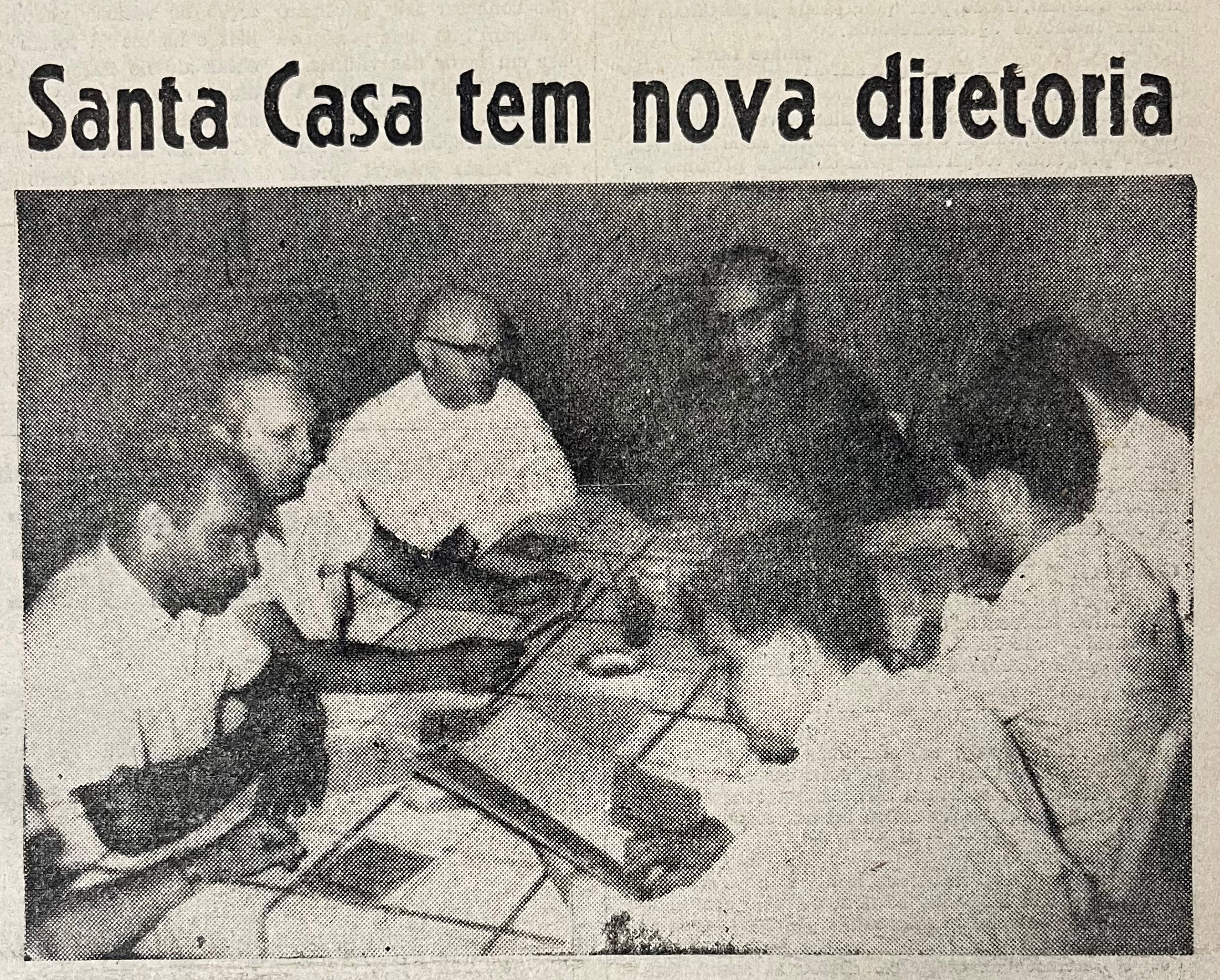 Nova diretoria da Santa Casa de Maringá - 1966