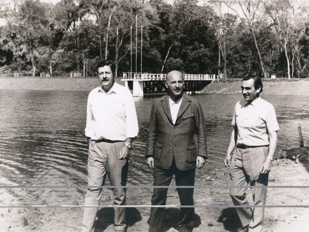 Vistoria final no Parque do Ingá - 1971