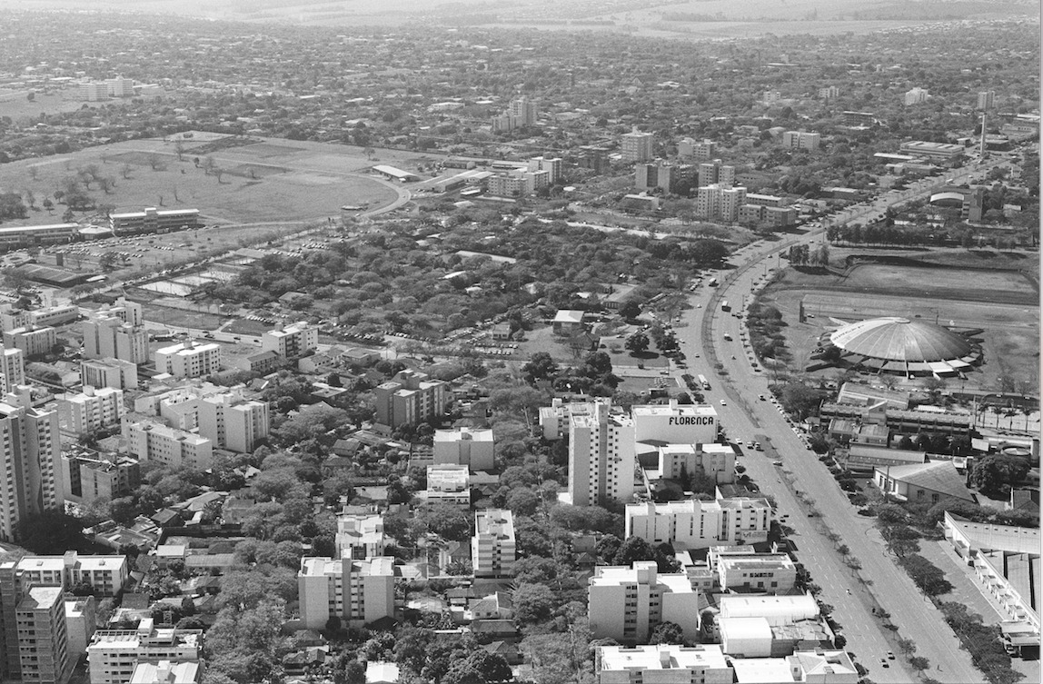 Vista aérea de Maringá - 1989