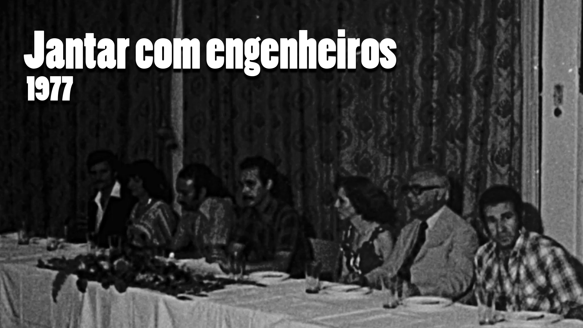 RARIDADE - Jantar com engenheiros em 1977