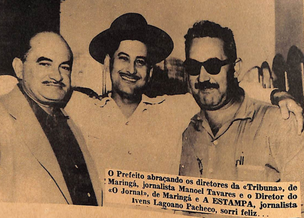 Prefeito no aniversário de Manoel Tavares  - 1959