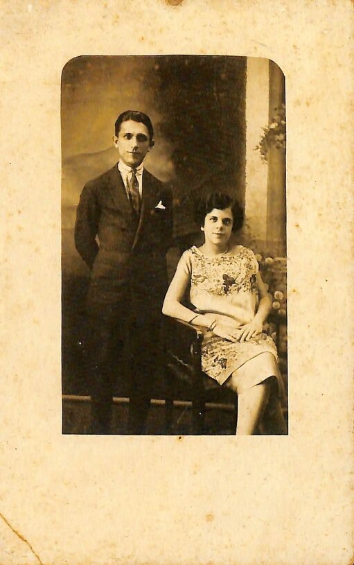 Joubert de Carvalho e esposa - década de 1920