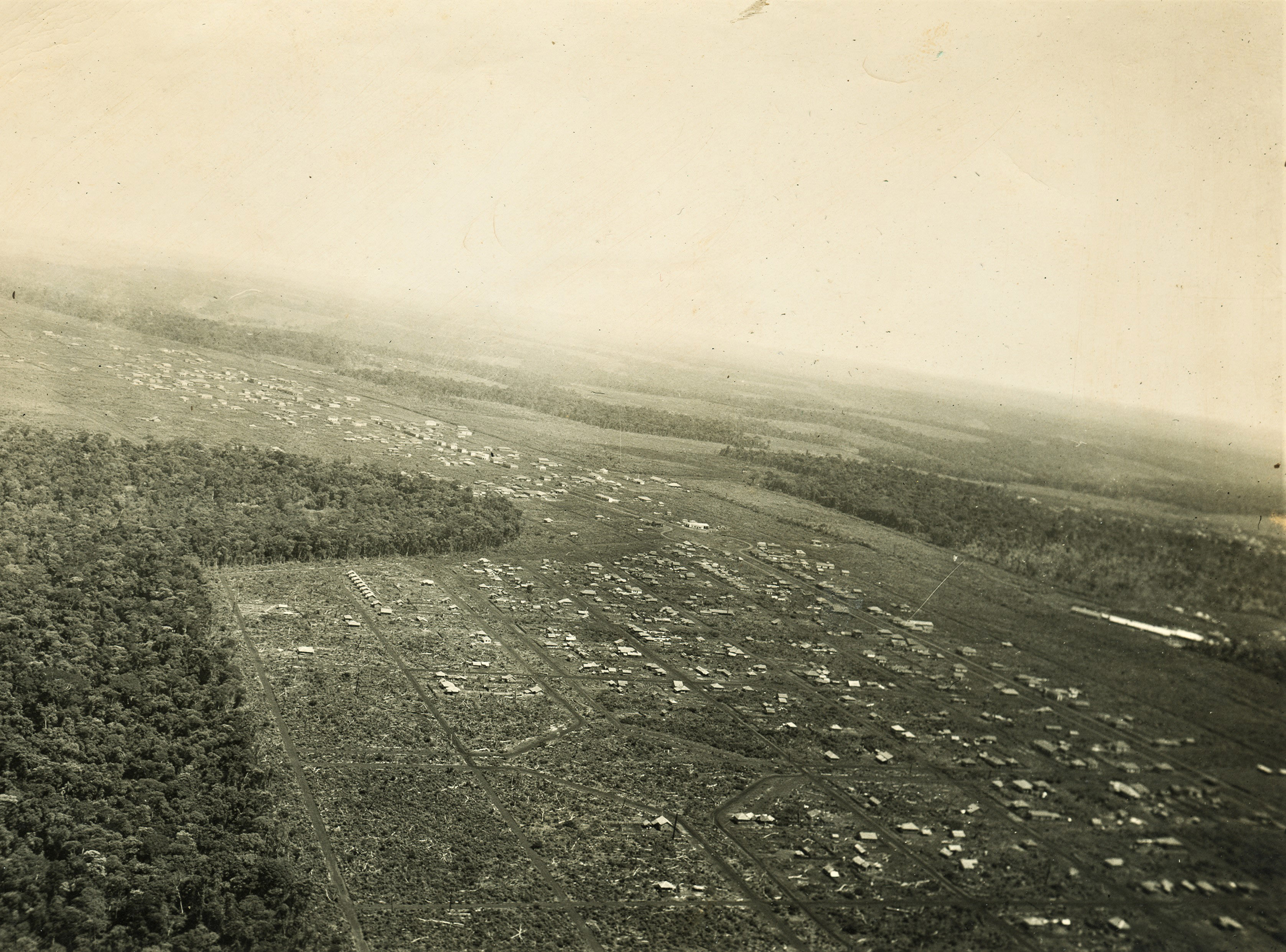 Vista aérea da Vila Operária - Final dos anos 1940