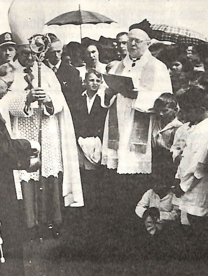 Lançamento da pedra fundamental da Igreja São José Operário - 1950