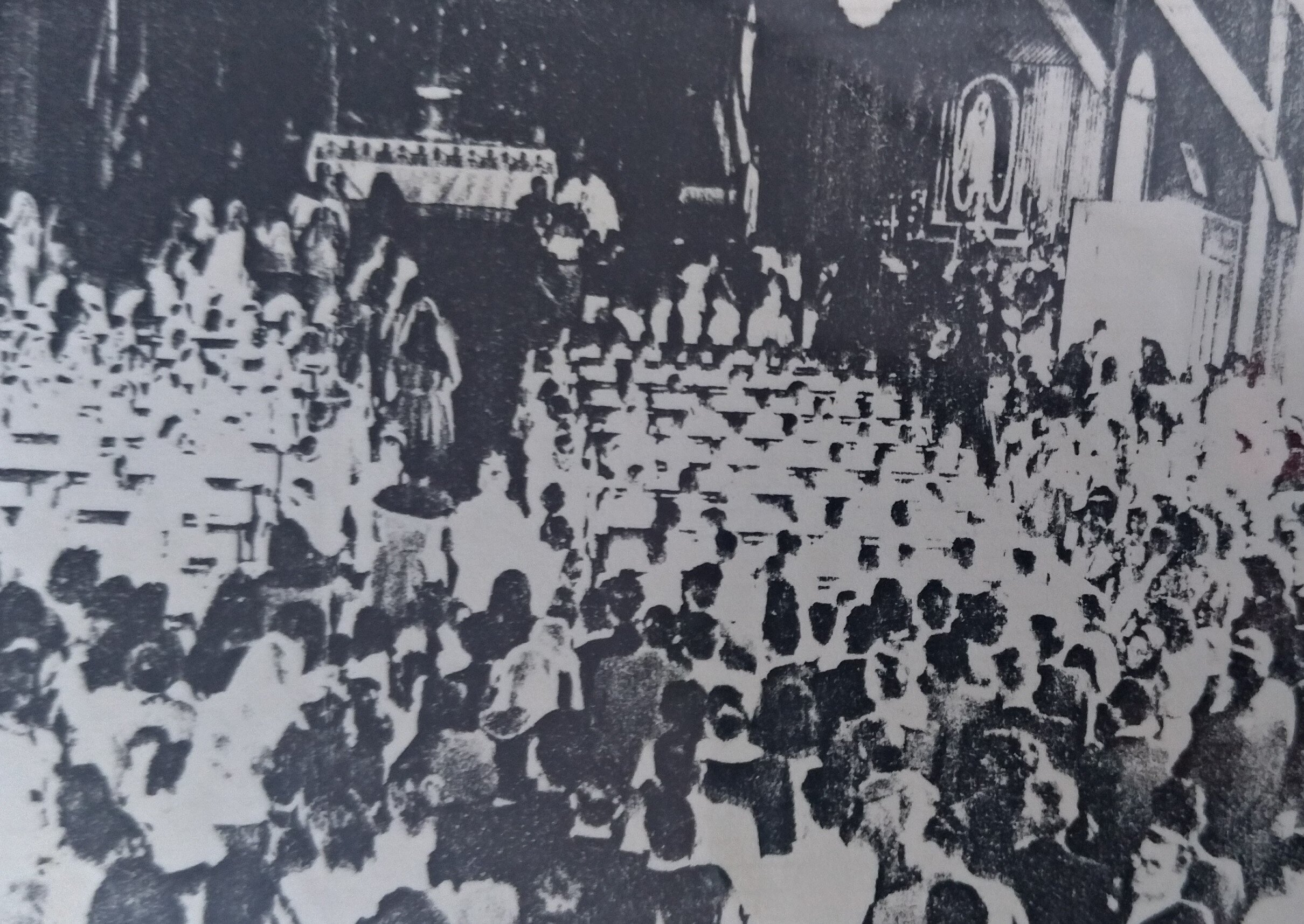 Interior da Igreja São José Operário - 1961
