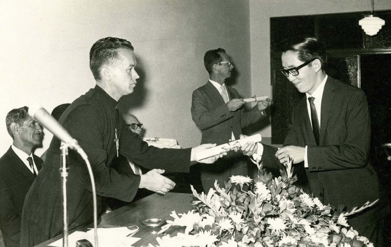 Entrega de diplomas - 1969