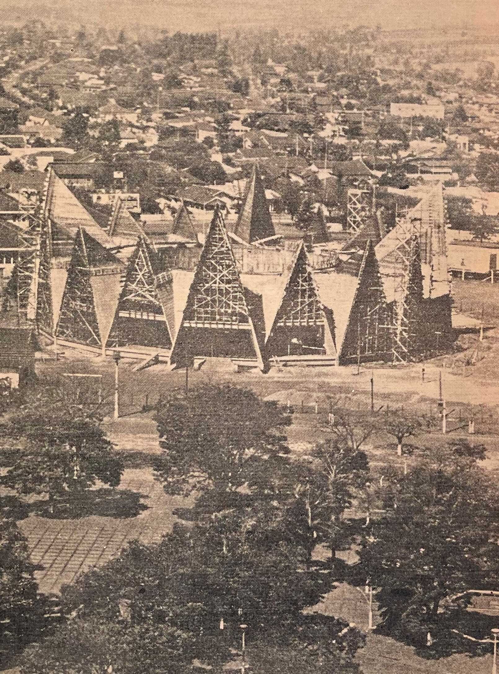 Capelas em construção da Catedral - 1963