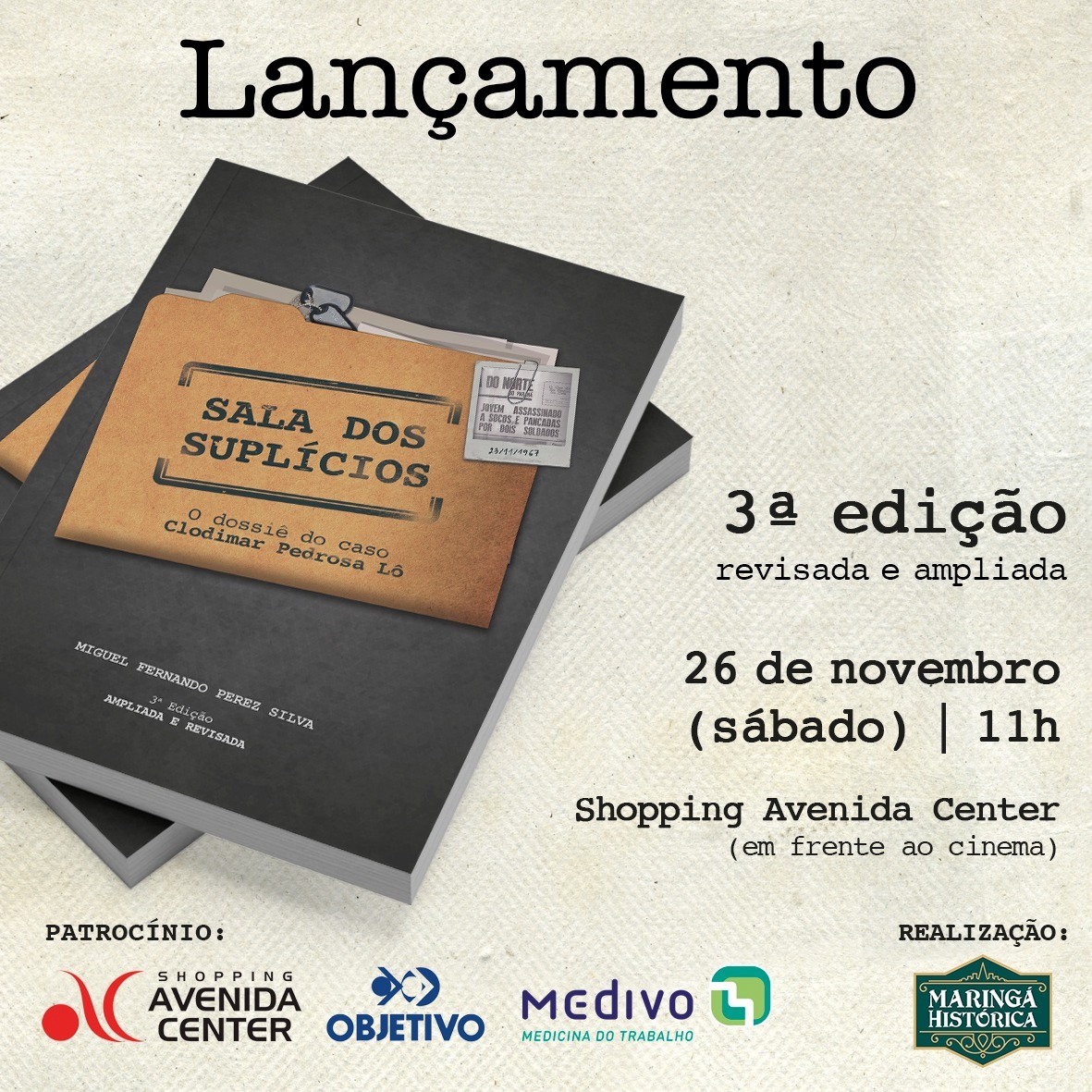 Lançamento do livro 