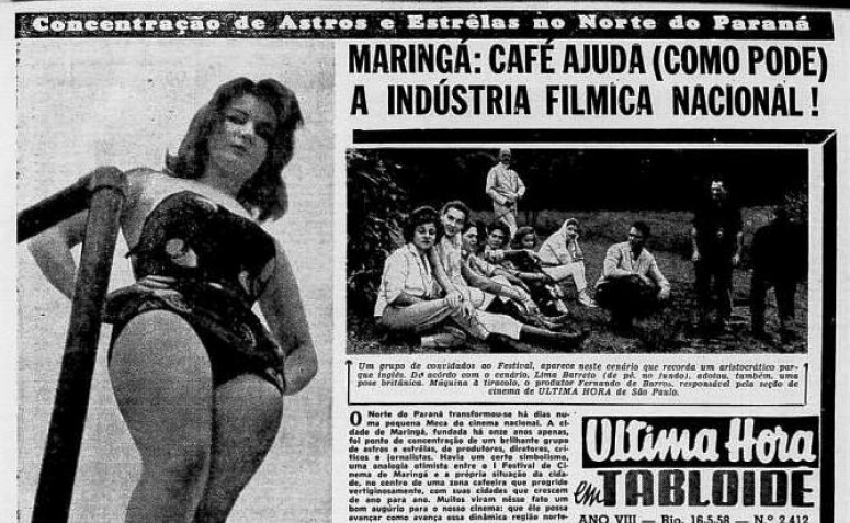 Momentos do Festival do Cinema Nacional em Maringá - 1958