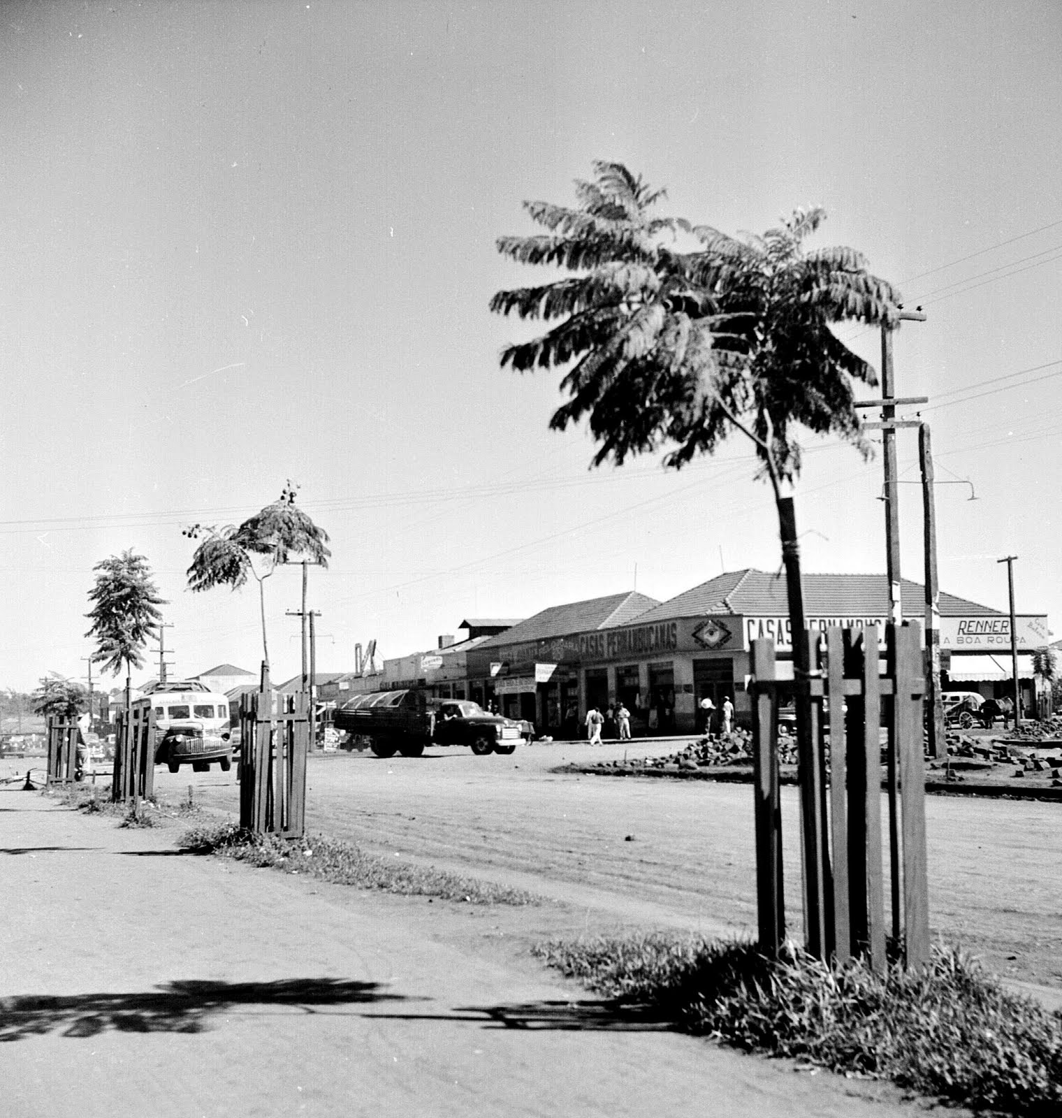 Avenida Brasil x Avenida Duque de Caxias - Início da déc. de 1950