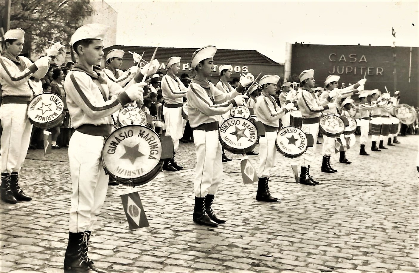 Fanfarra do Ginásio Maringá - Final dos anos de 1950