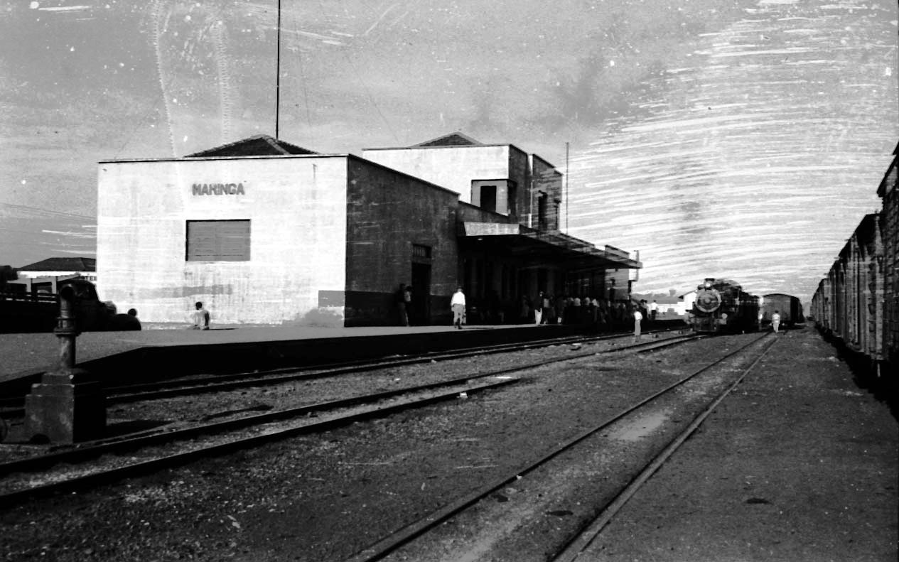 Estação Ferroviária de Maringá - Década de 1950