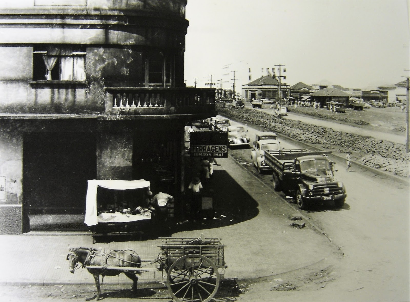 Avenida Brasil x Rua General Câmara - Década de 1950