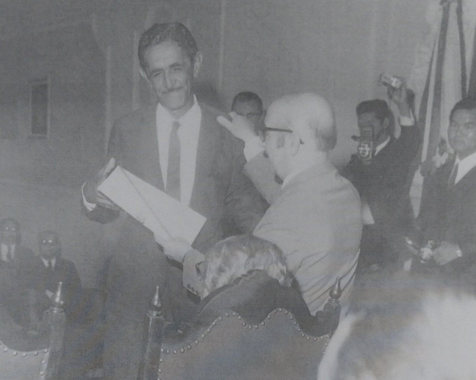 Diplomação de Ary de Lima como deputado - 1971