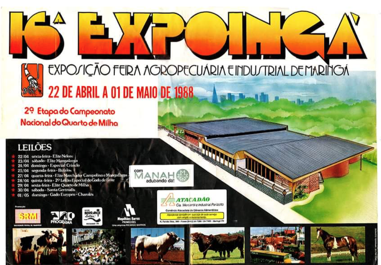 Cartaz da Expoingá de 1988