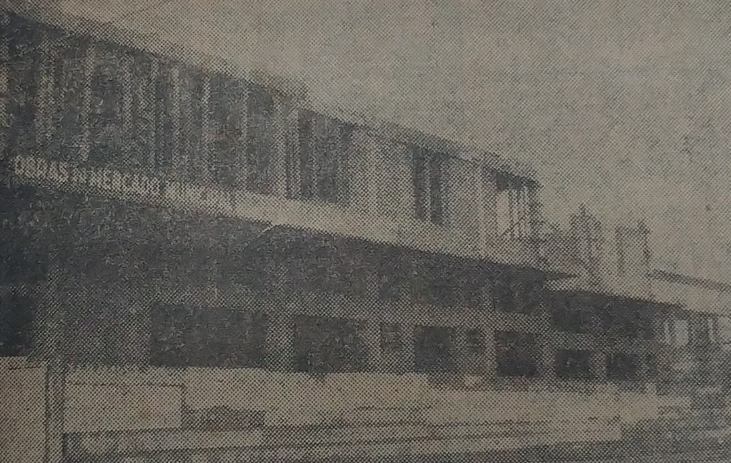 Obras do Mercado Municipal paralisadas - 1962