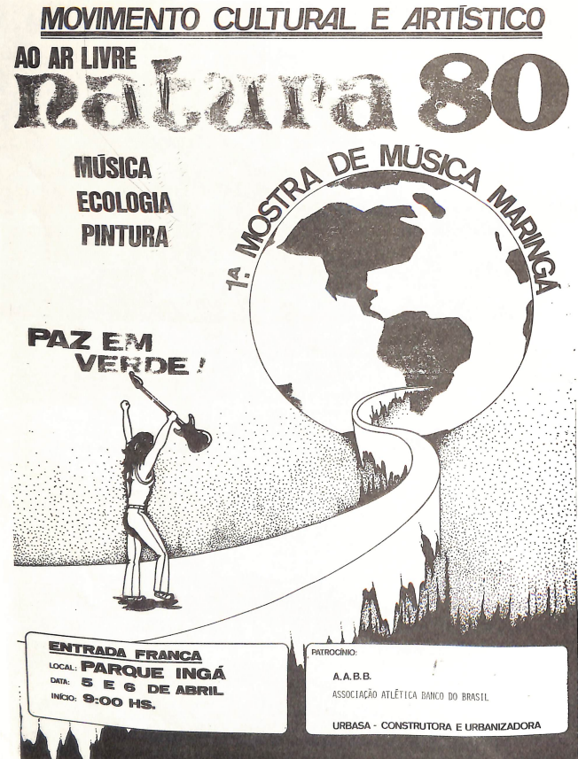 Cartaz do Natura 80 - 1980