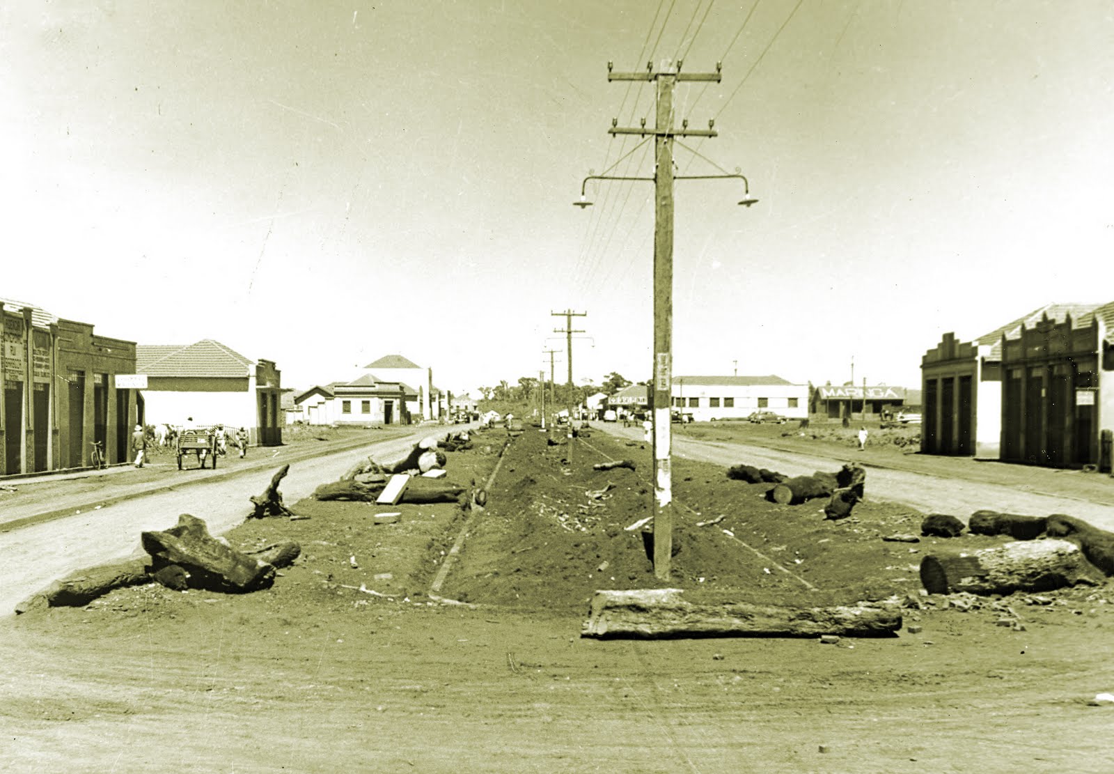 Avenida Brasil x Avenida Herval - Década de 1950