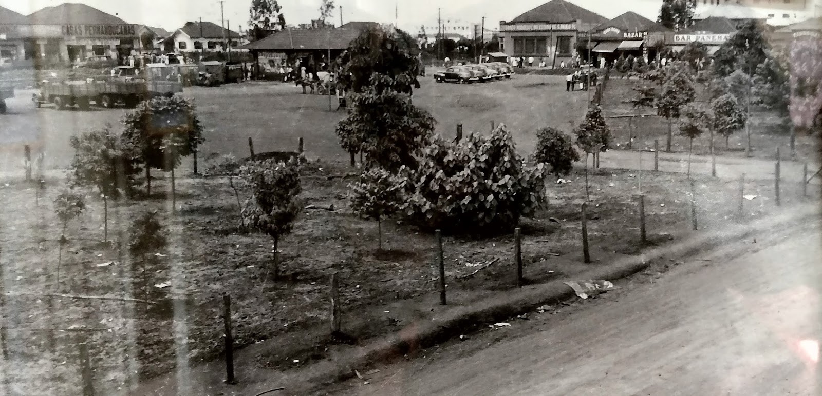 Praça da Rodoviária - Década de 1950