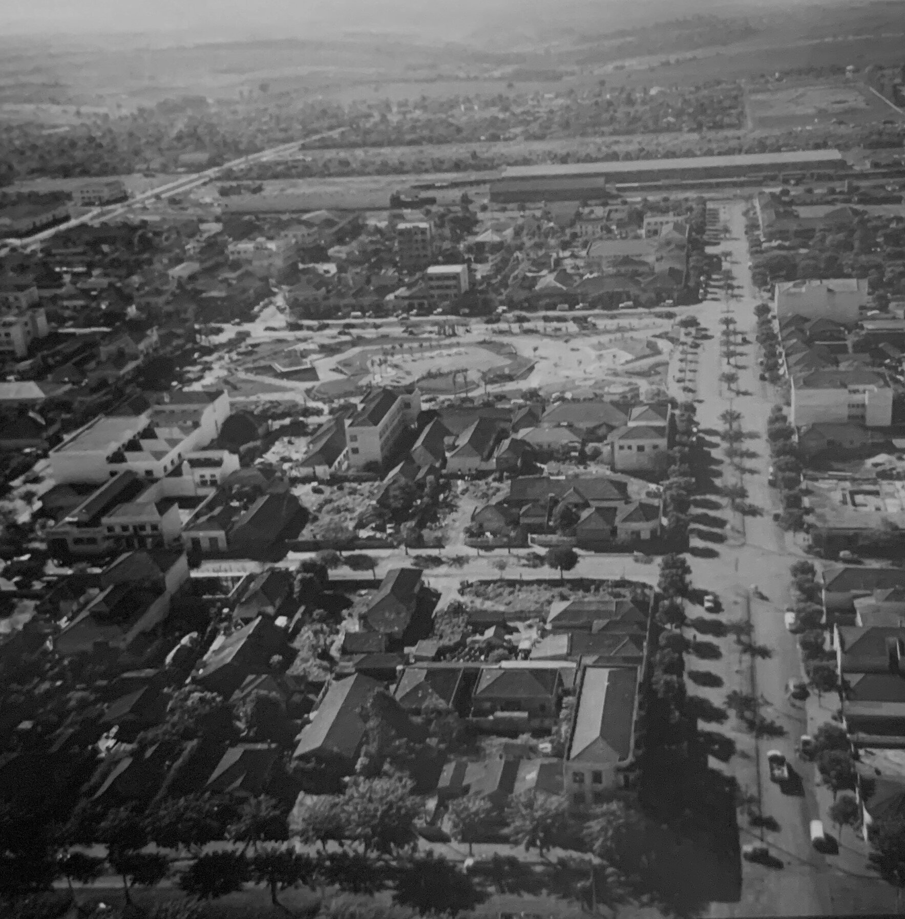 Região central de Maringá - Década de 1960
