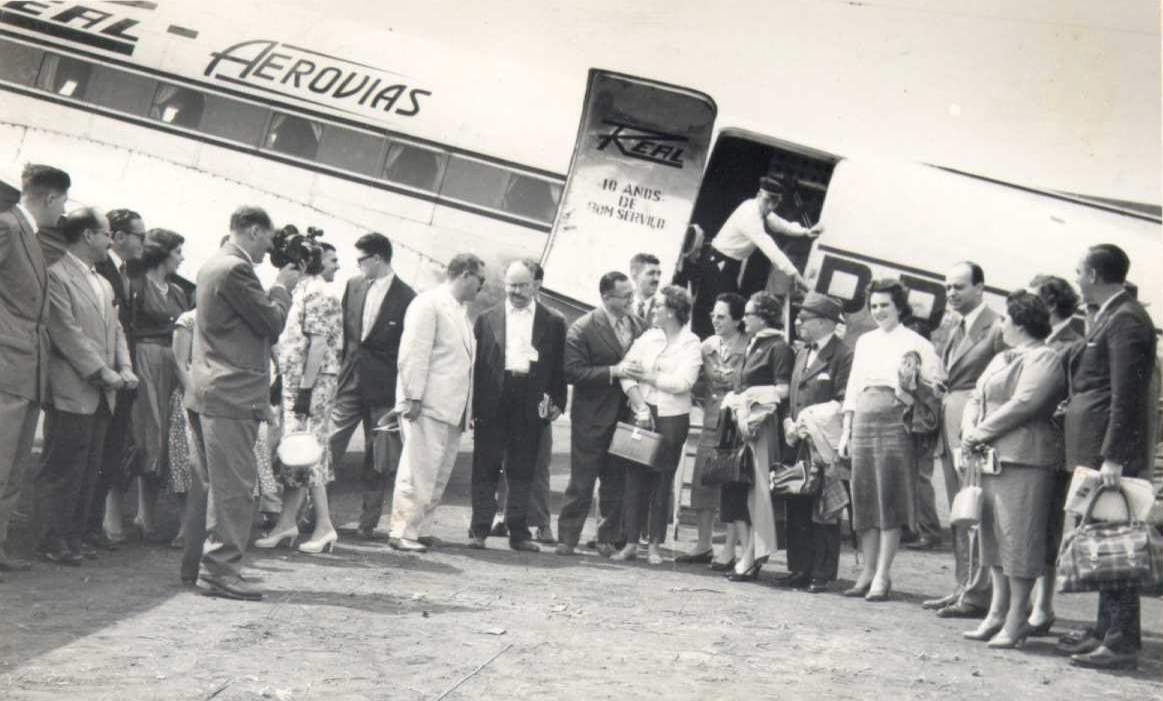 Autoridades da Real Aerovias - Década de 1950