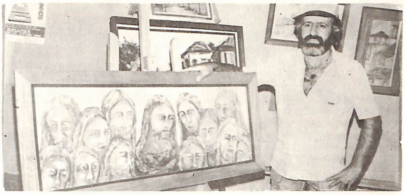 Exposição de Zanzal Mattar na Expoingá - 1980 