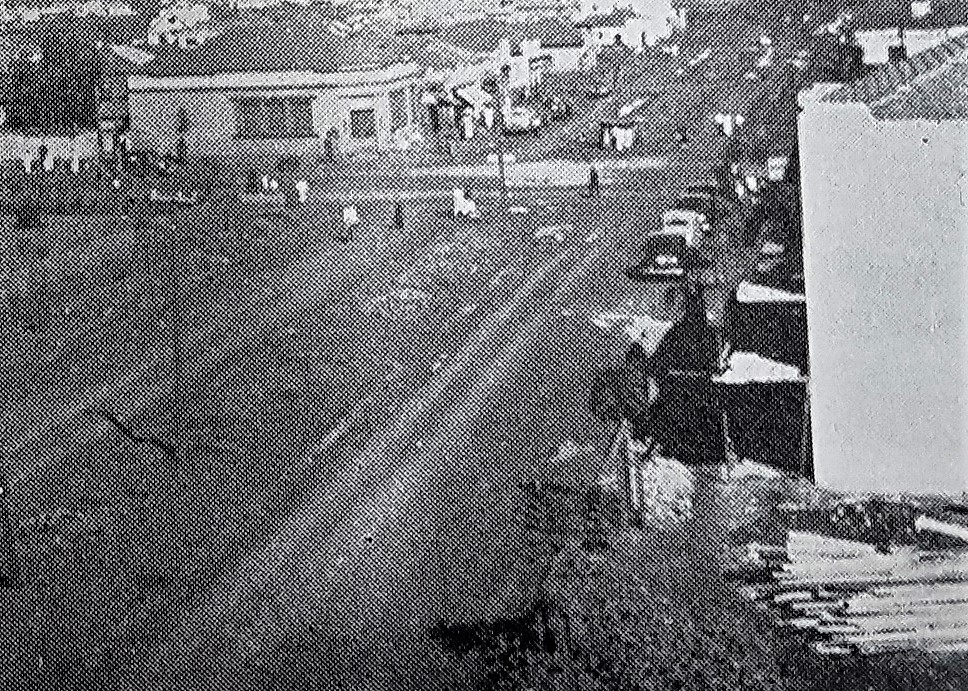Avenida Duque de Caxias em dois momentos - 1953 e 1957