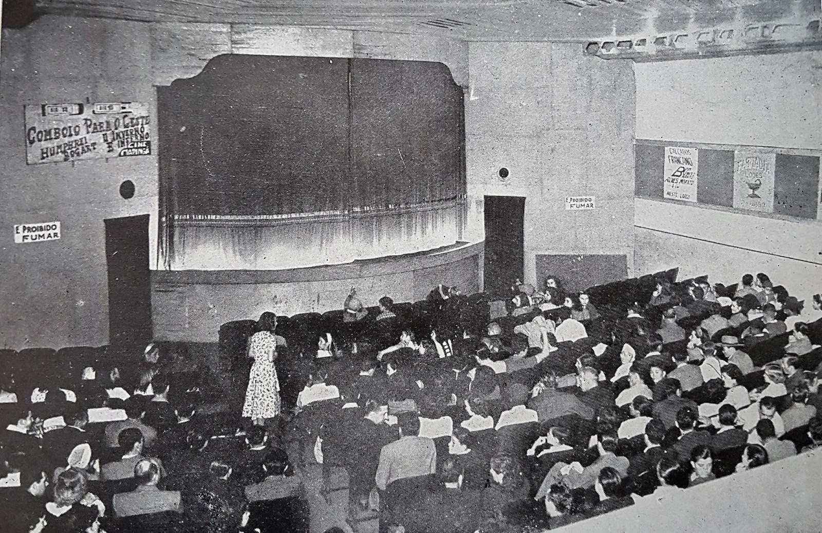 Interior do Cine Maringá - 1950