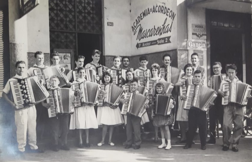 Academia de Acordeon Mascarenhas - Década de 1960