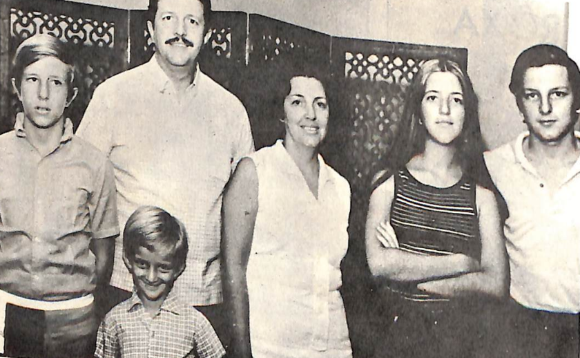 Anníbal Bianchini da Rocha e família - 1972 