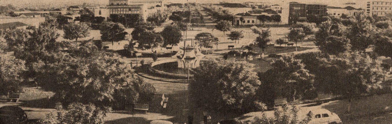 Praça Raposo Tavares e avenida Getúlio Vargas - 1963