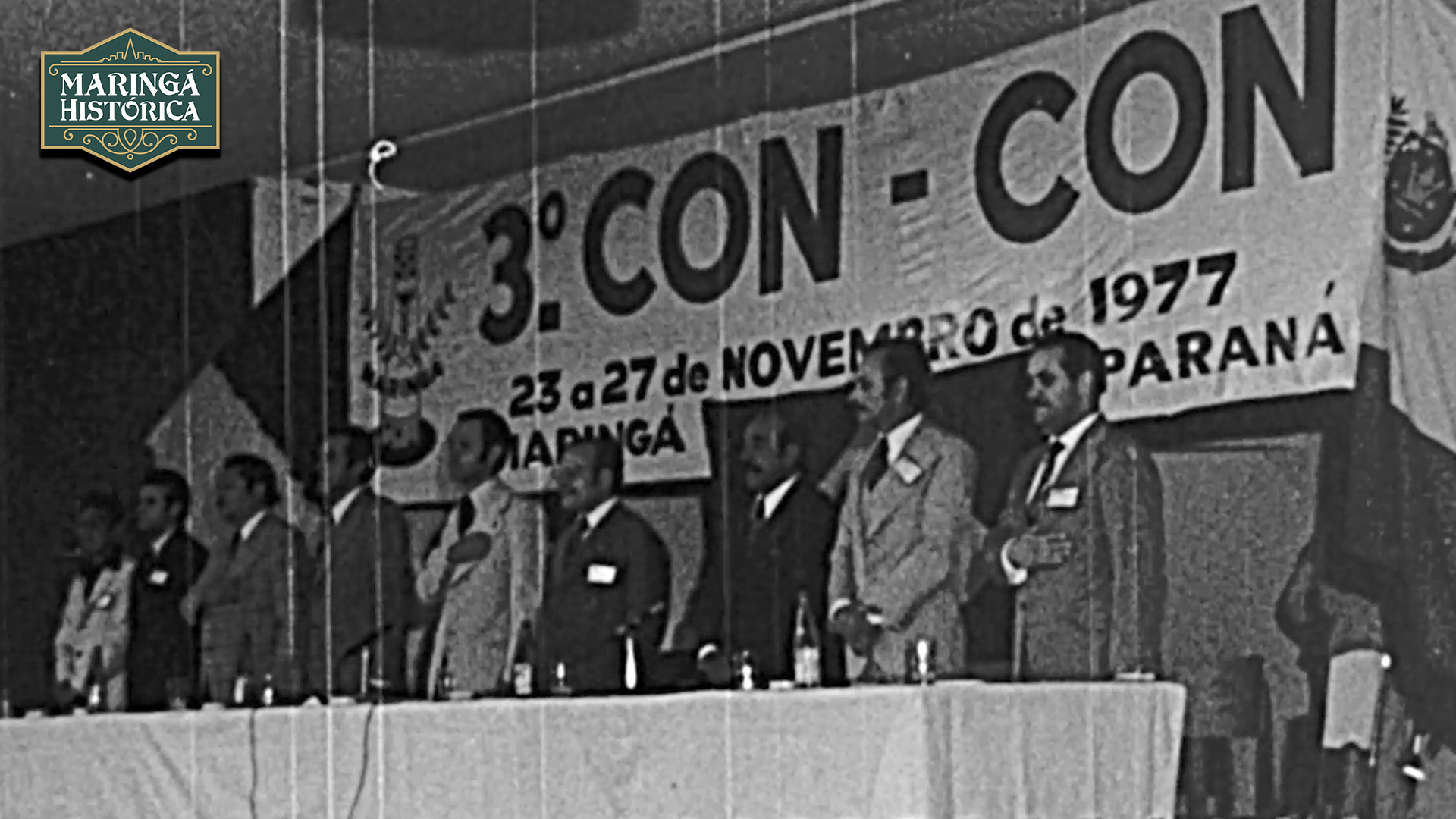 RARIDADE - Abertura da 3ª Convenção de Contabilistas do Paraná 1977