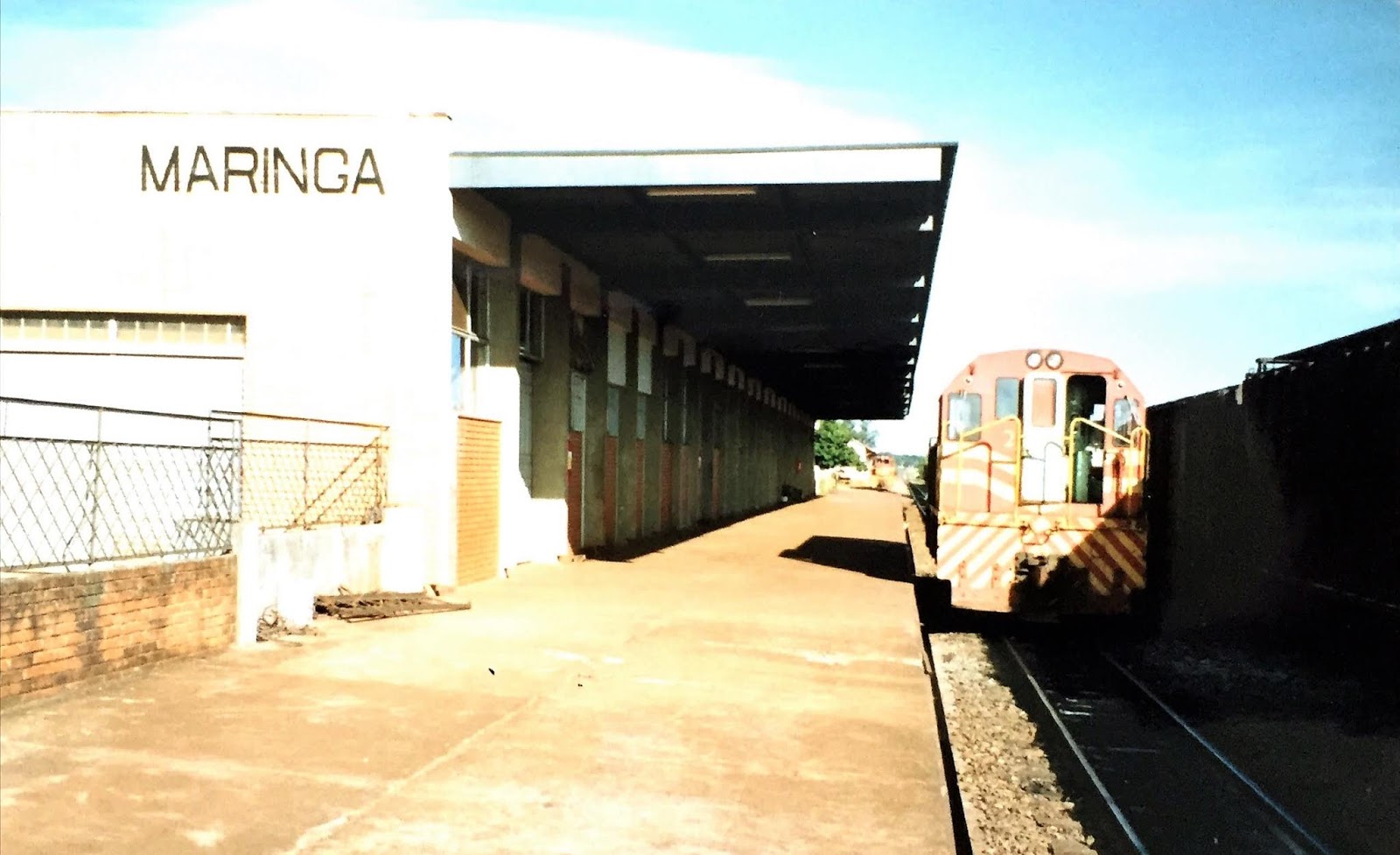 Estação Ferroviária e Pátio de Manobras - 1991