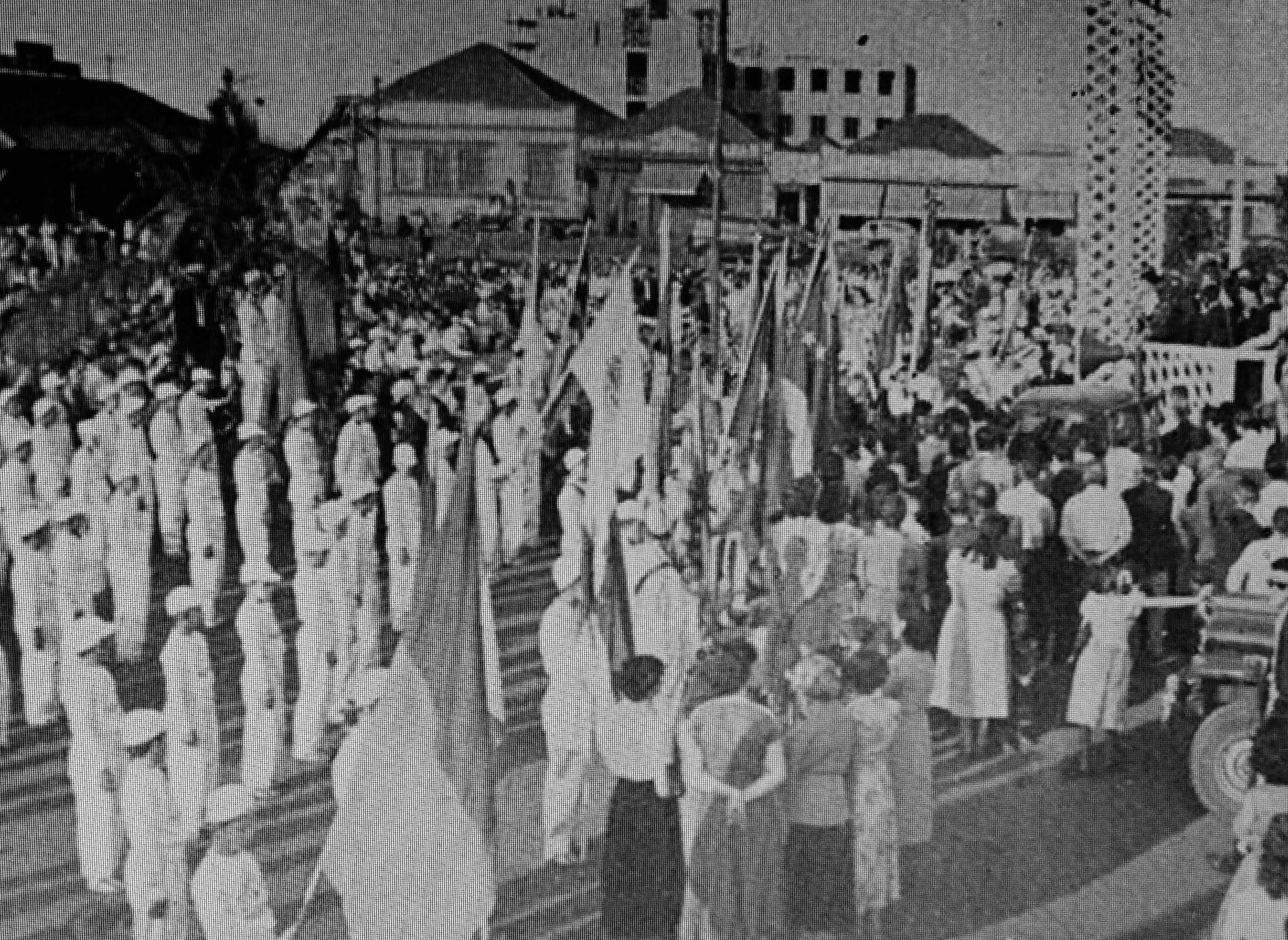 Desfile de aniversário de Maringá - 1952