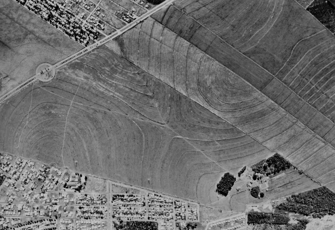 Vista aérea da Zona Nordeste de Maringá - 1989