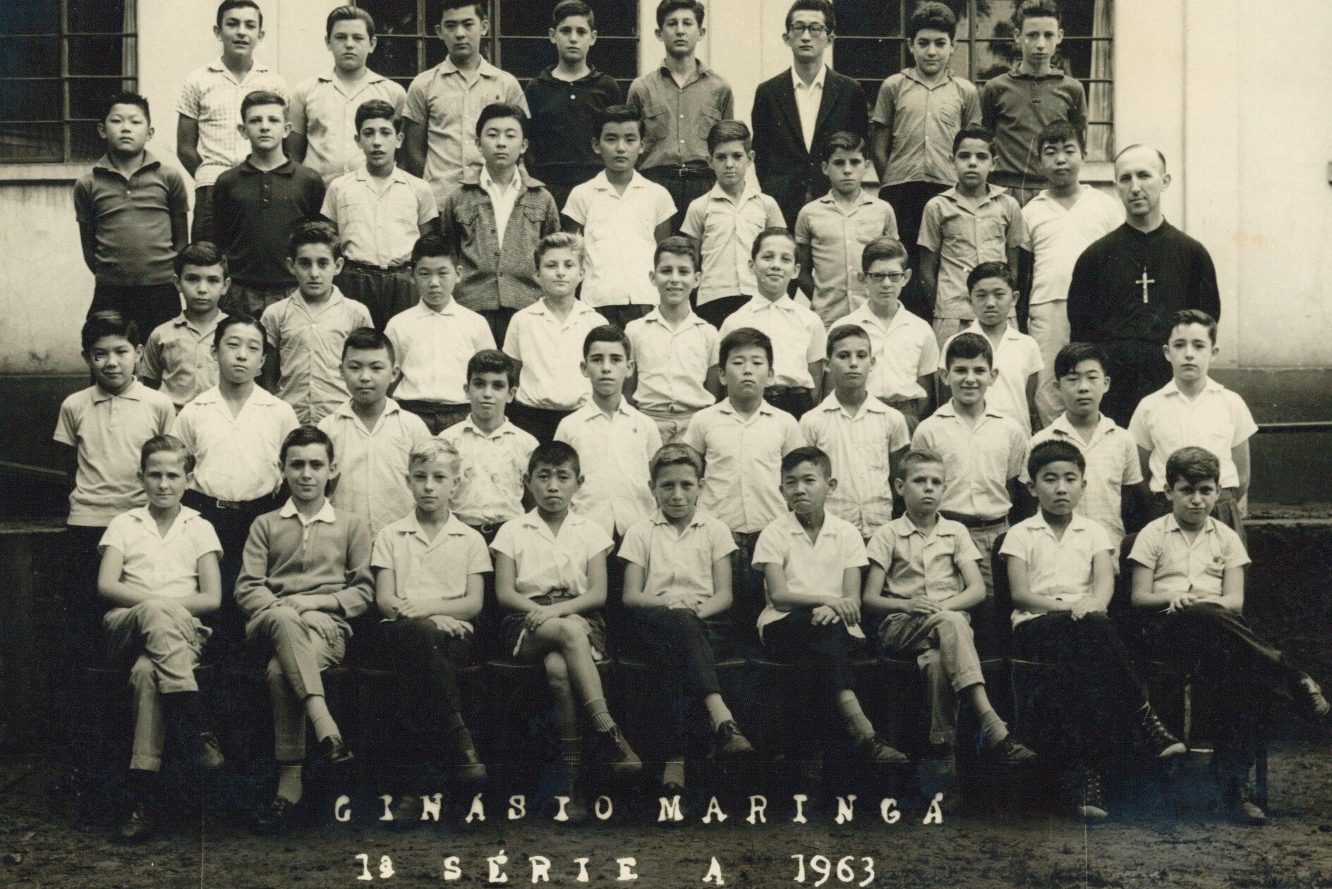 Alunos do Ginásio Maringá - 1963